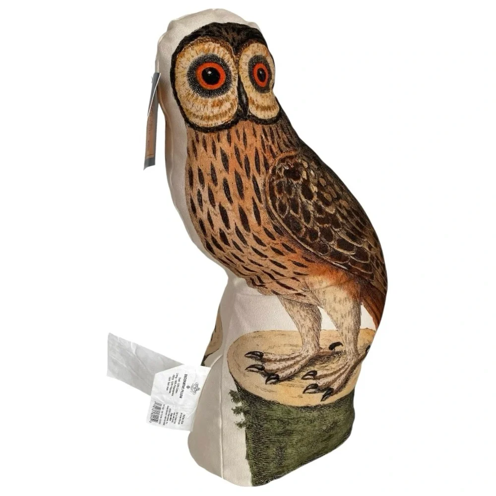 John Derian Barn Owl Throw Pillow
